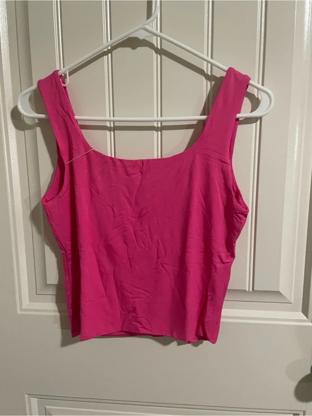 Set of 2 Scoop Neck Tank Top(blk/pink) - Picture 4 of 6